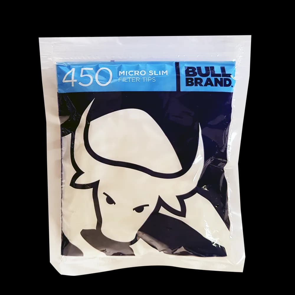 Bull Brand Micro Slim Filters 4.6mm (450 Per Bag)