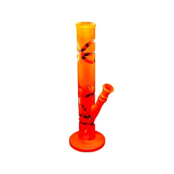 Bullet Orange Bong with Ice – 30 cm, 18.8 mm Joint, Ø 40 mm