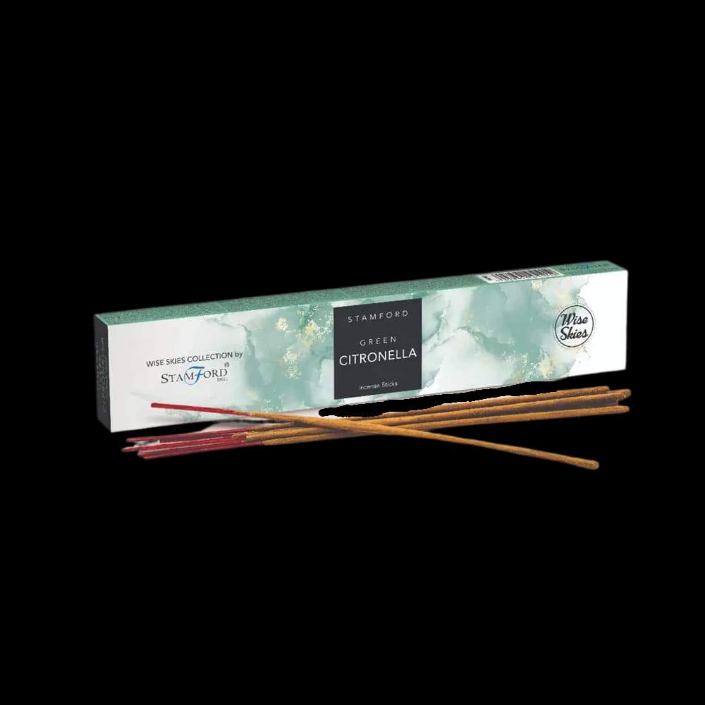 CITRONELLA Incense Sticks From Wise Skies - Stamford - 20 Per Pack