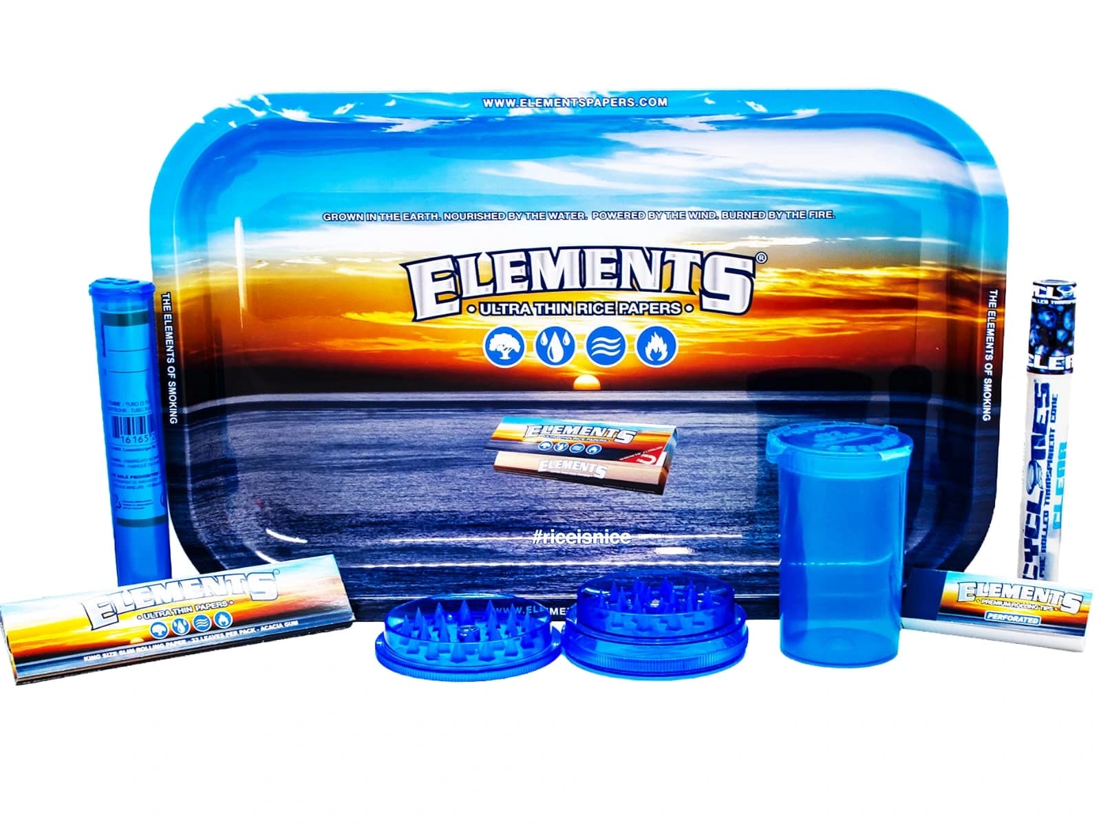 Elements Giftset Blue Medium Trayset - Packed With Essential Items