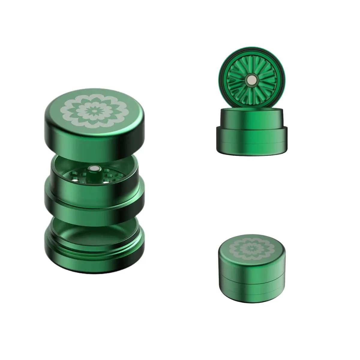 Flower Mill Next Grinder Standard 2" Edition – Green