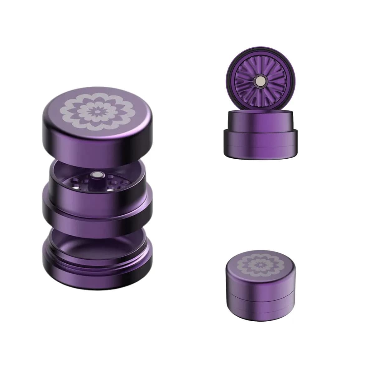 Flower Mill Next Grinder Standard 2" Edition – Purple