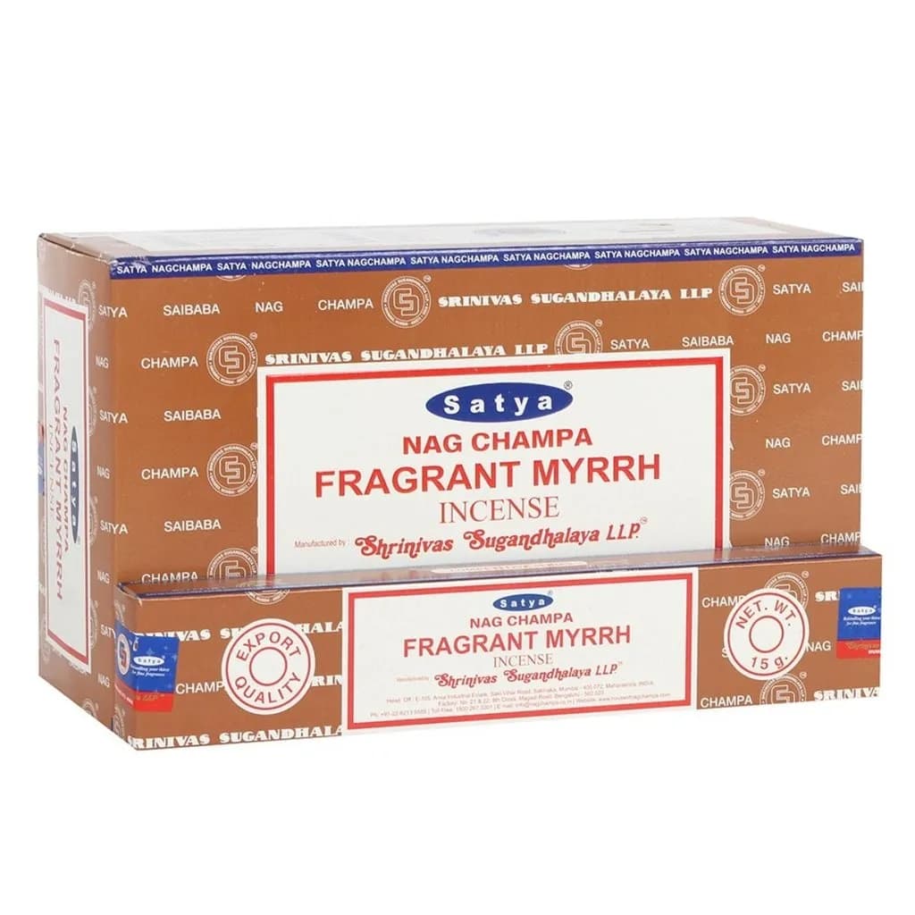 Fragrant Myrrh by Satya Incense Sticks 15g Box
