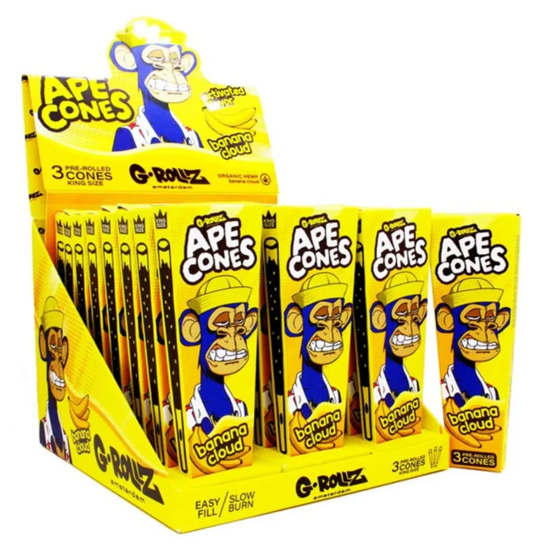 G-Rollz Ape Cones - Pineapple Punch - 3 Cones Per Pack