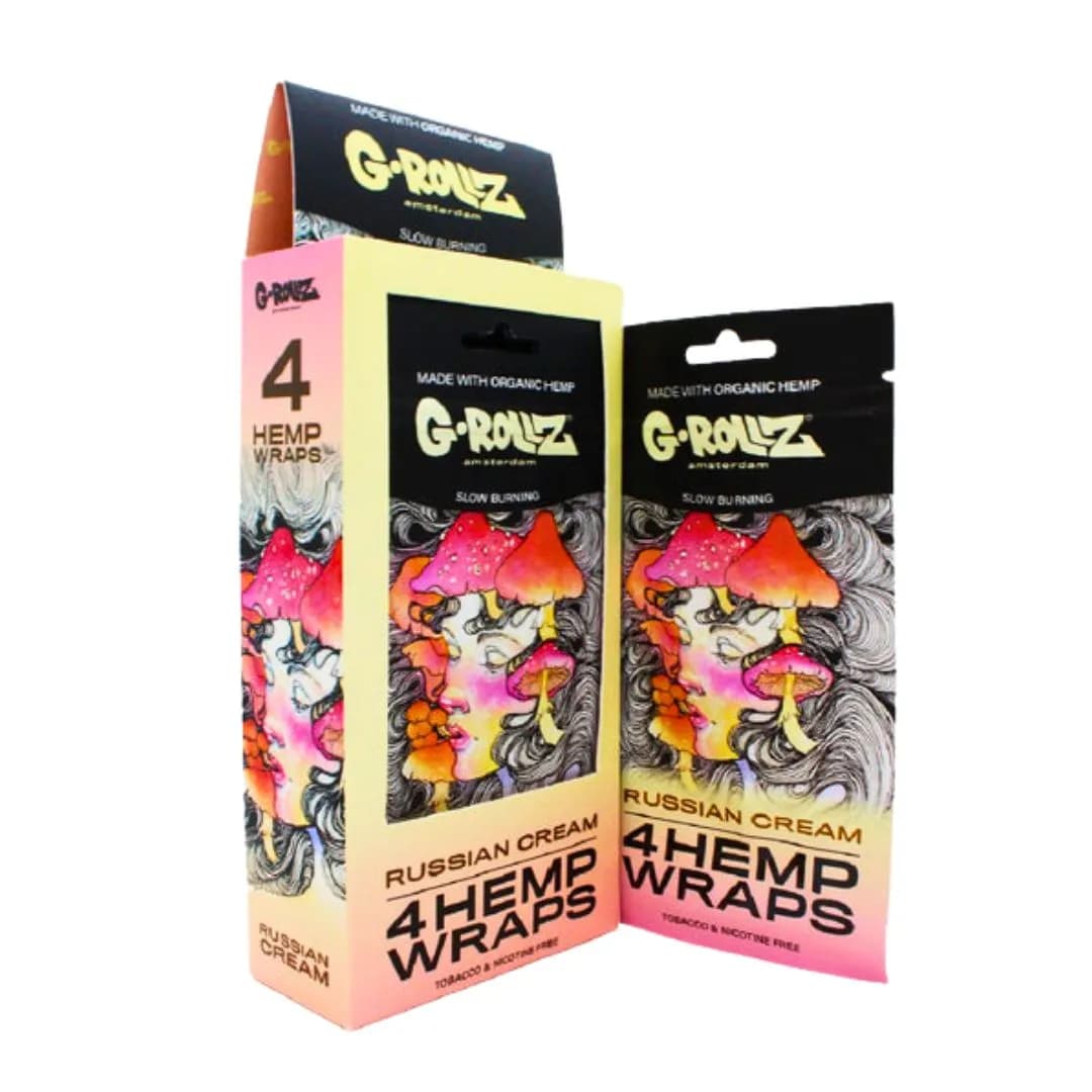 G-ROLLZ Russian Cream Hemp Wraps - 4 Per Pack