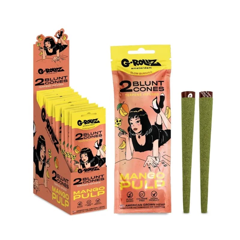 G-Rollz Mango Pulp Flavoured Hemp Cones