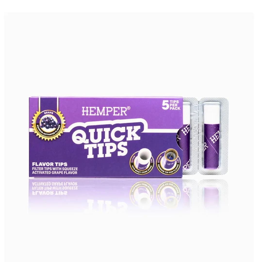 Hemper Quick Tips Grape - 5 Flavoured Tips