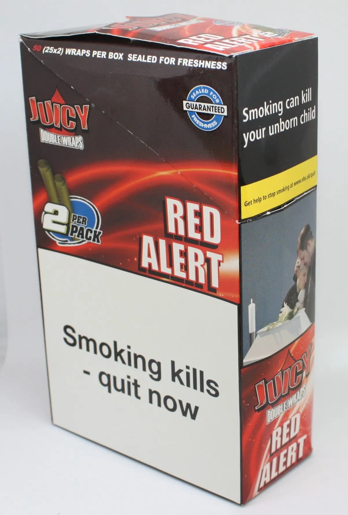 Juicy Jays Double Wraps Red Alert (Strawberry)
