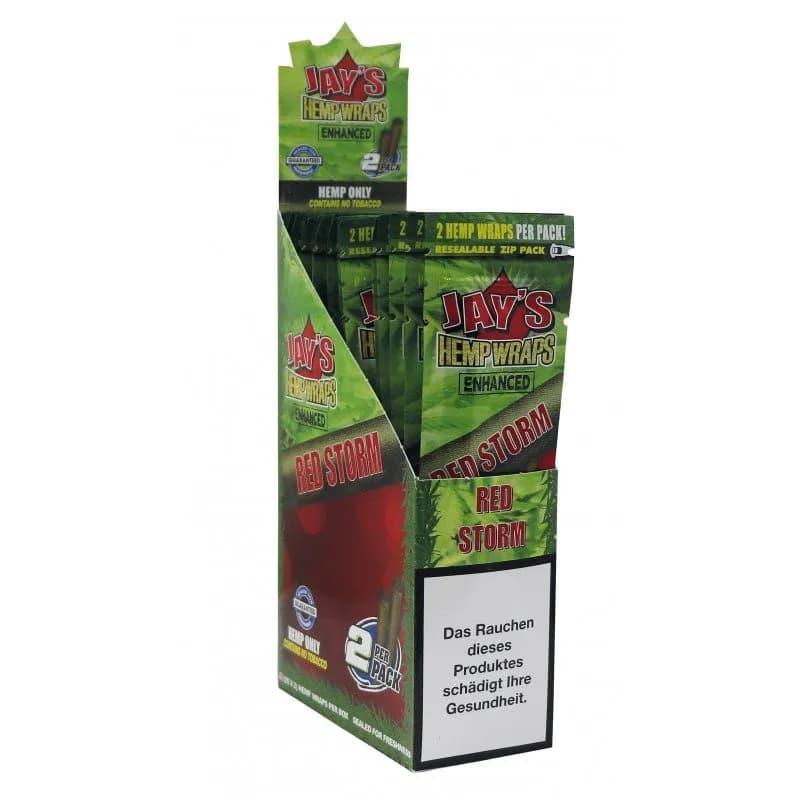 Juicy Jays Hemp Wraps Blunts - Red Storm