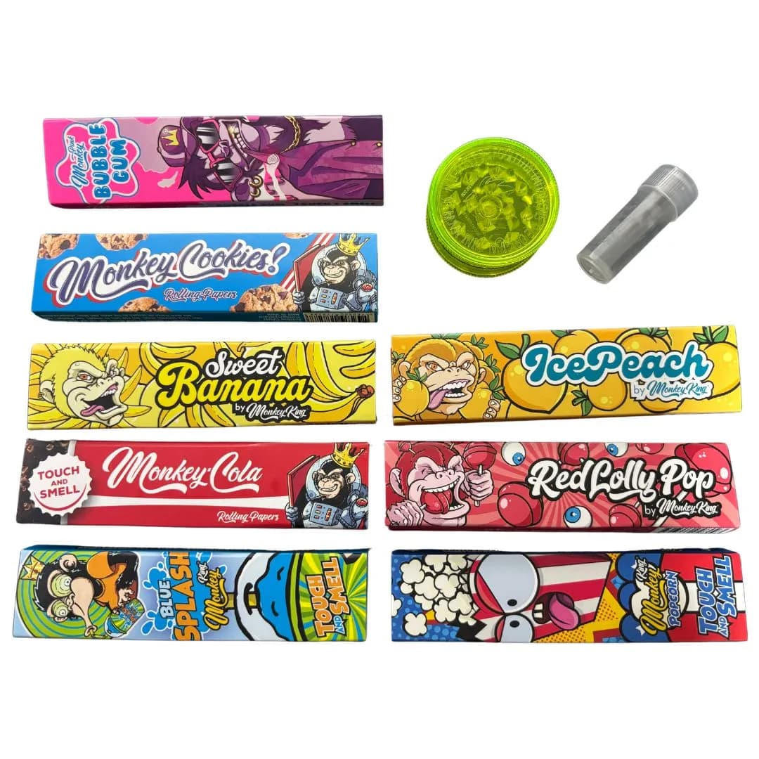 Monkey King Flavoured Papers Set - 8 Packs + Extras