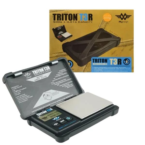 My Weigh TRITON T3R Rechargeable 500g X 0.01g Precision Pocket Scales