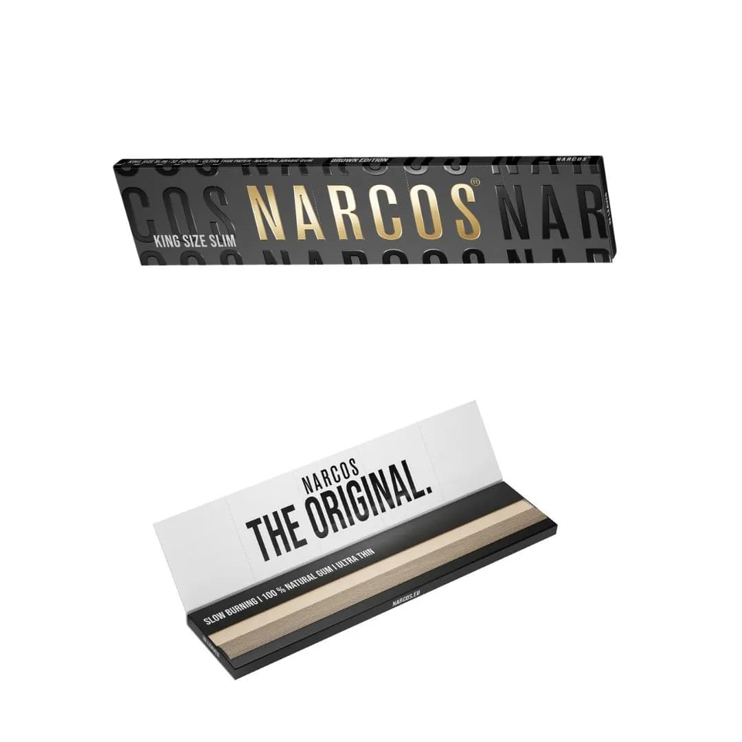 NARCOS Brown Edition Kingsize Ultra Thin Rolling Papers