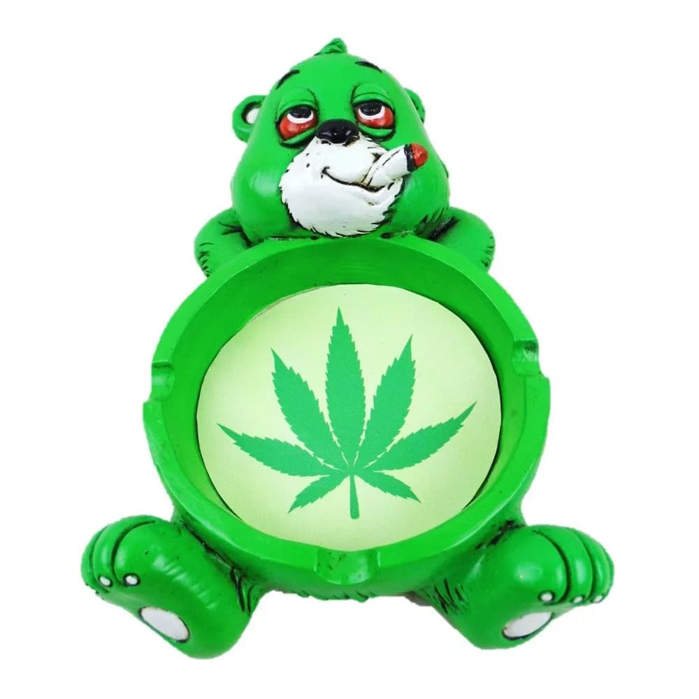 No Care Bear Green Ashtray - High Quality Resin Ashtray