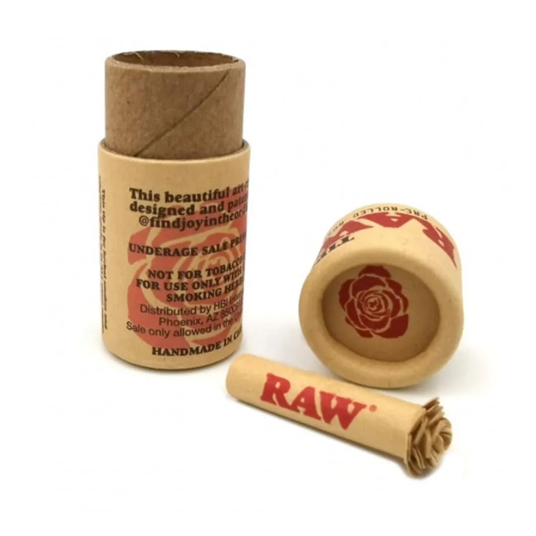 RAW Pre-Rolled Rose Art Tips