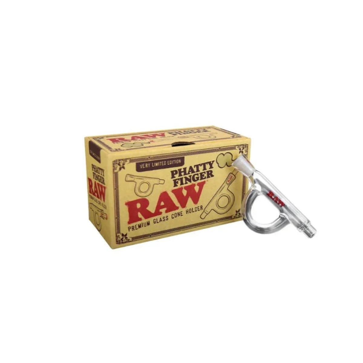 RAW Phatty Finger Glass Cone Holder