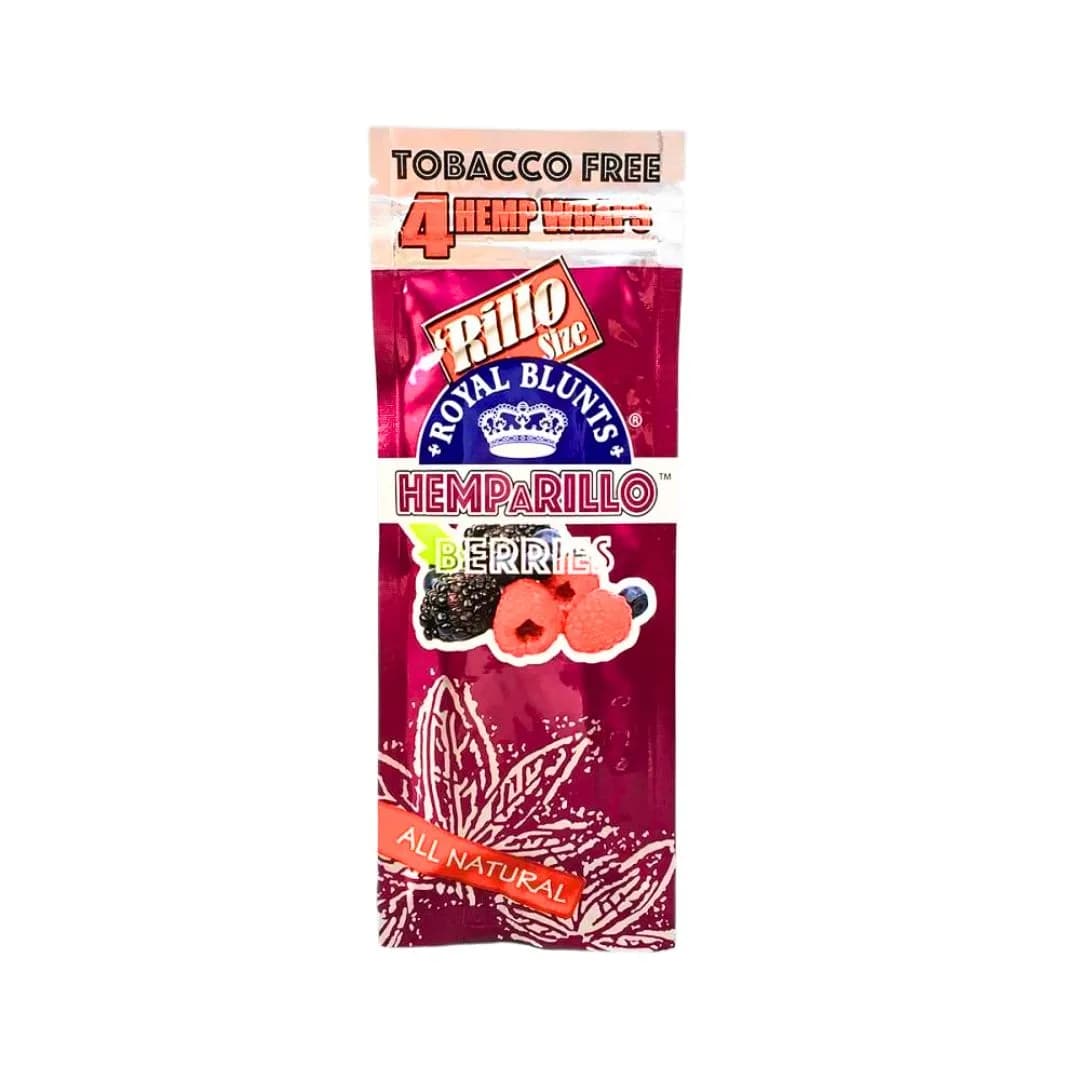 Royal Blunt Hemparillo Berries - 4 Wraps Per Pack