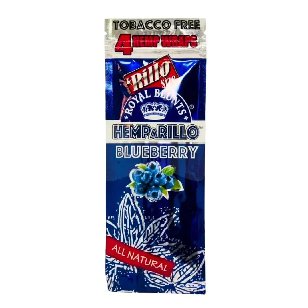 Royal Blunt Hemparillo Blueberry - 4 Wraps Per Pack