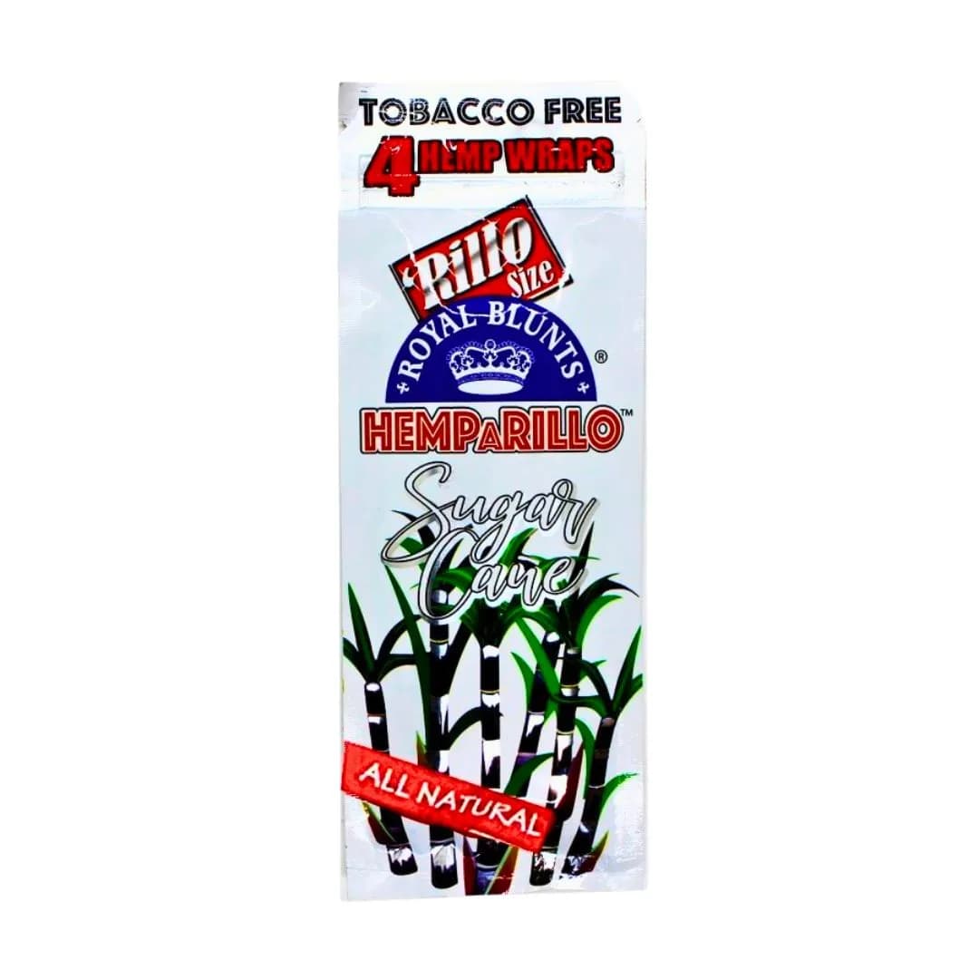 Royal Blunt Hemparillo Sugar Cane - 4 Wraps Per Pack