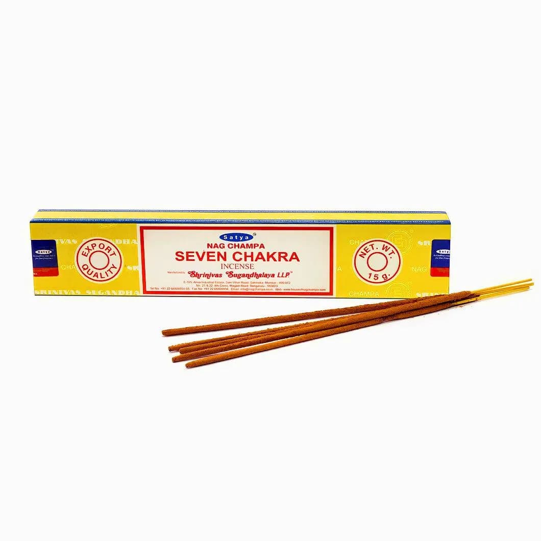 Seven Chakra by Satya Incense Sticks 15g Box