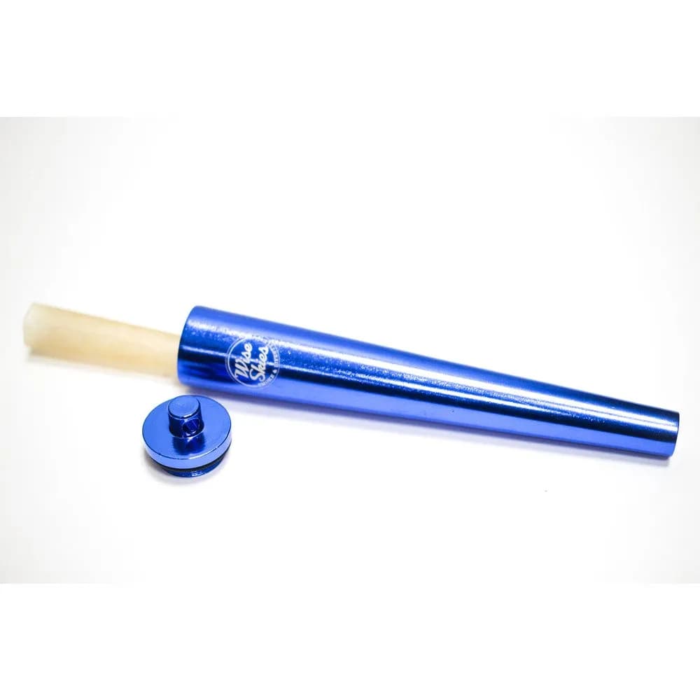 Wise Skies Blue Metal Storage Tube