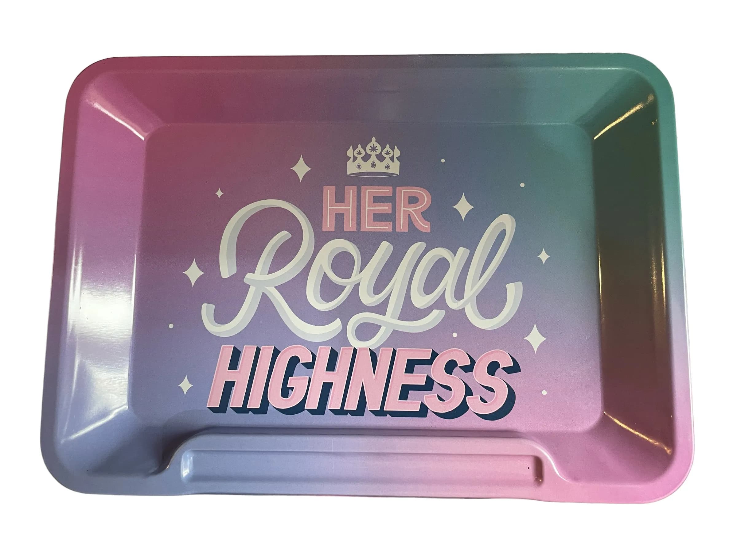 Wise Skies Her Royal Highness Pink Rolling Tray