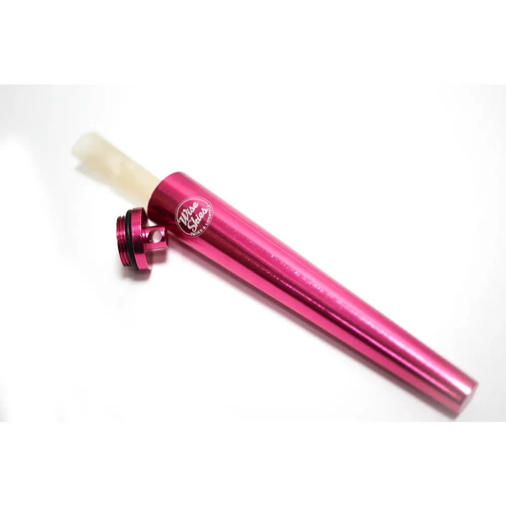 Wise Skies Pink Metal Storage Tube