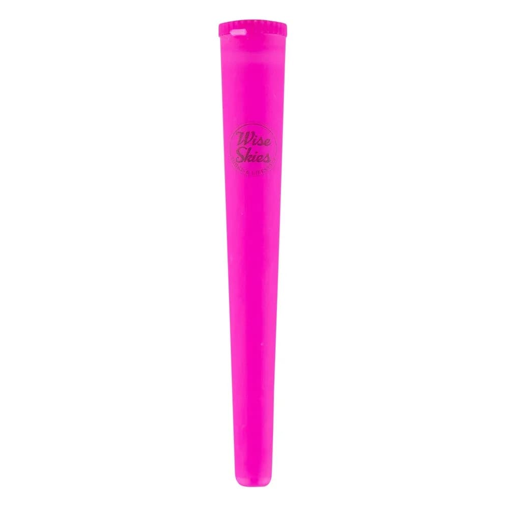 Wise Skies Pink Solid Plastic Storage Tube
