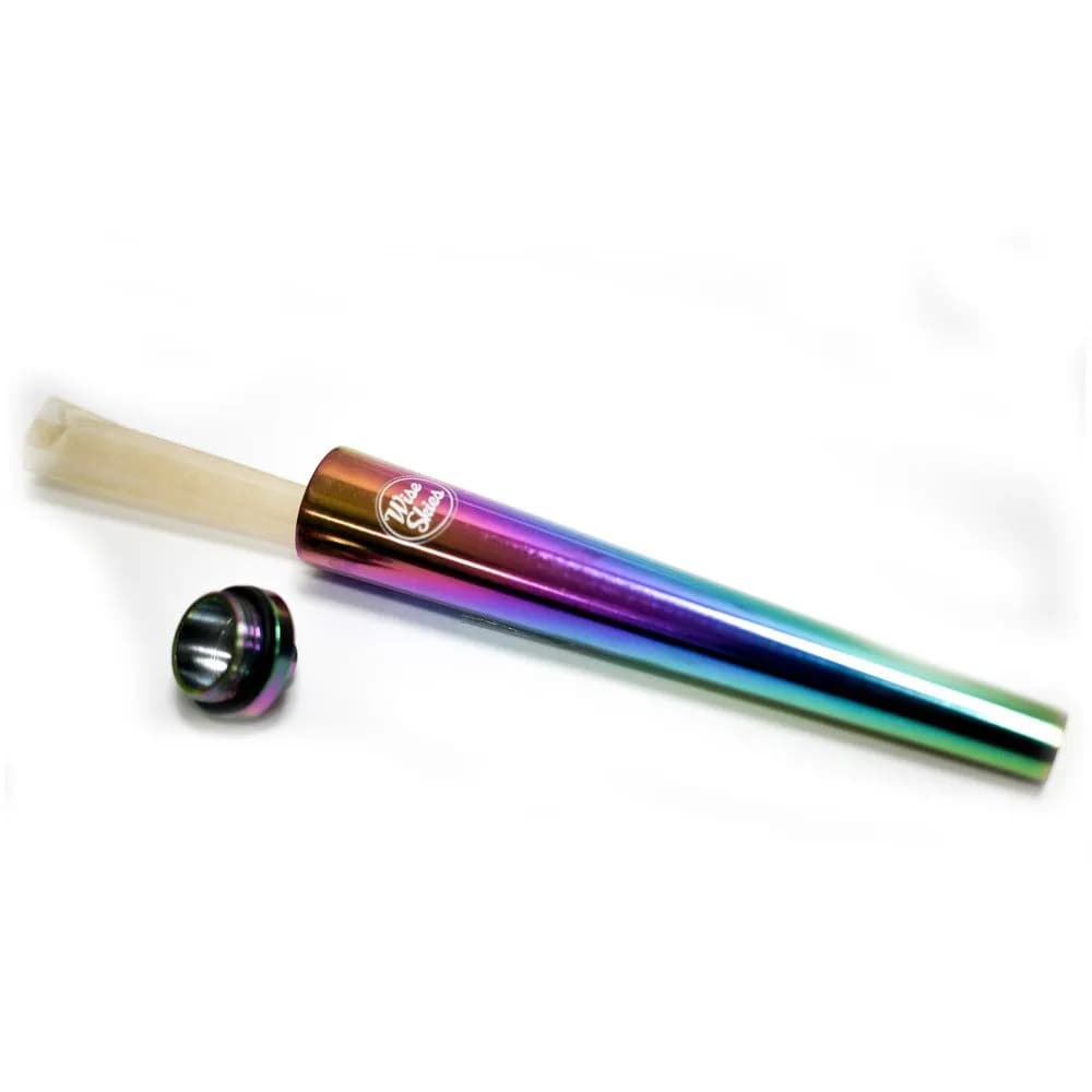 Wise Skies Rainbow Metal Storage Tube
