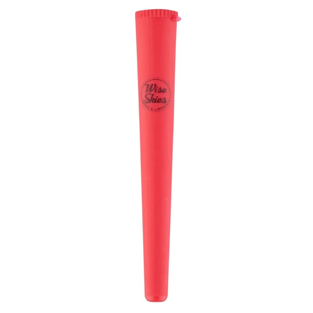 Wise Skies Red Solid Plastic Storage Tube