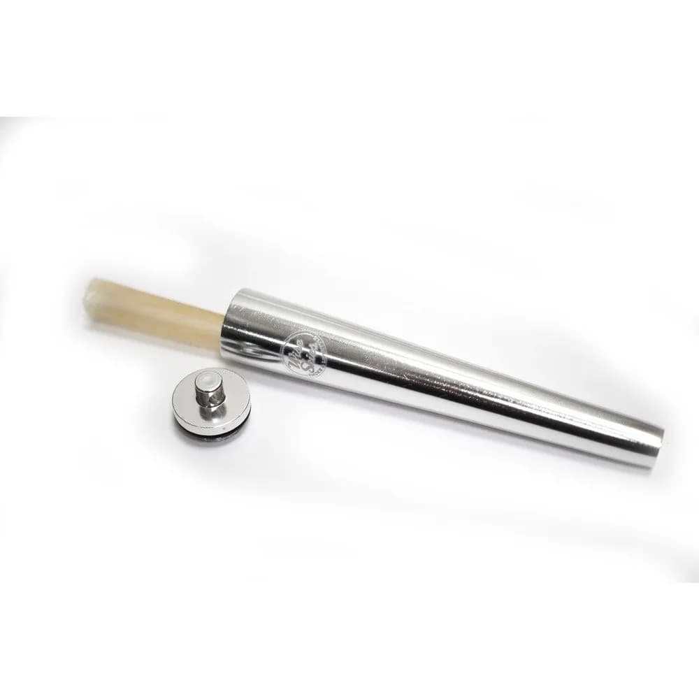 Wise Skies Silver Metal Storage Tube