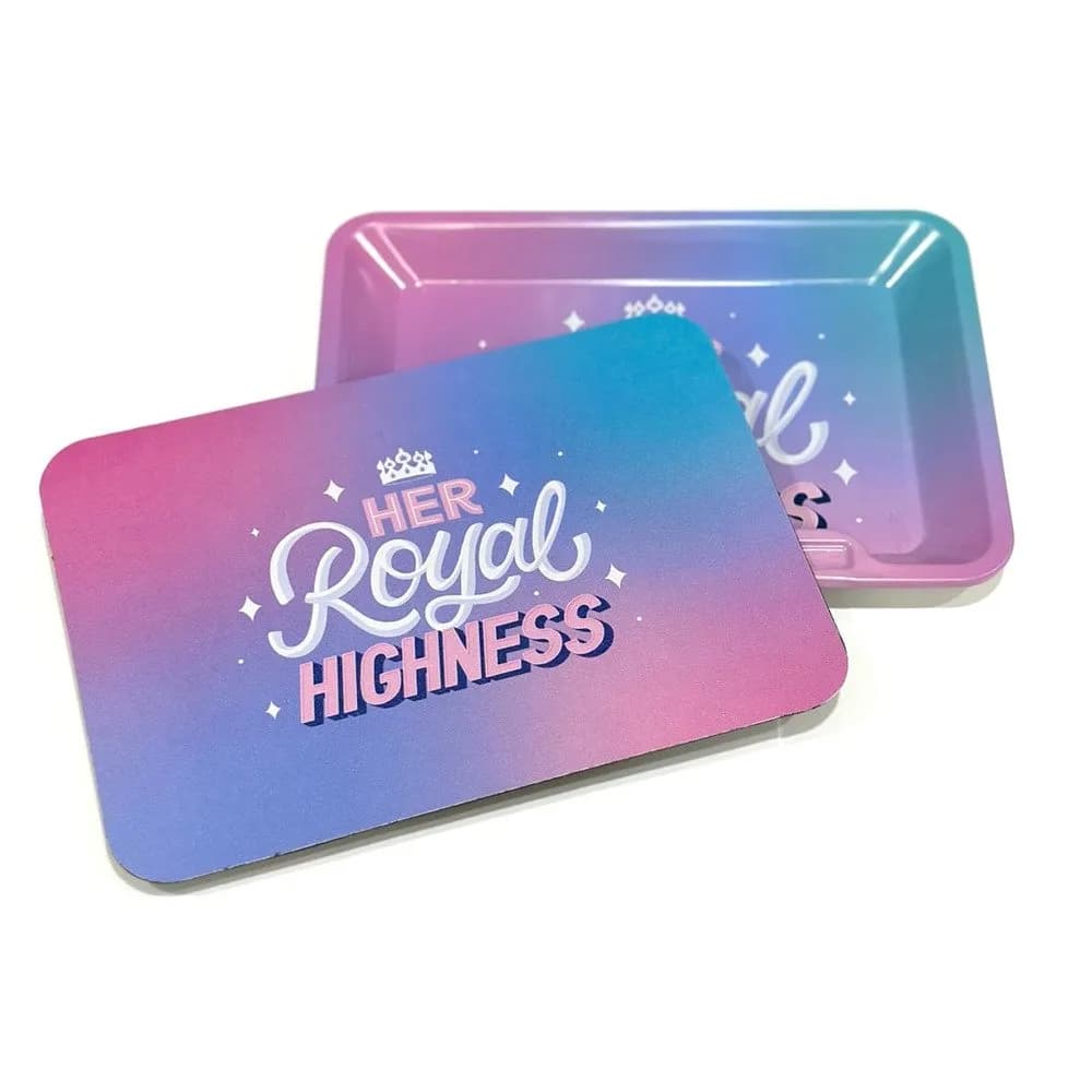 Wise Skies Tray Her Royal Highness With Magnetic Lid