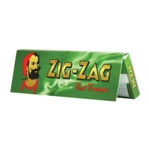 Zig Zag Green Regular Size Rolling Papers