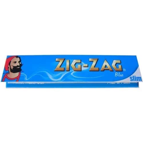Zig Zag King Size Blue Slim Rolling Papers