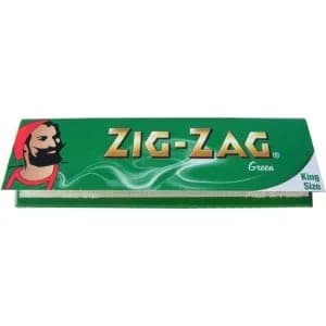 Zig Zag King Size Green Rolling Papers