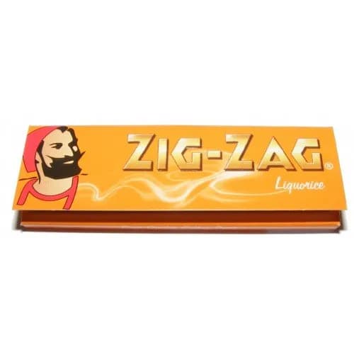 Zig Zag Liquorice Regular Size Rolling Papers