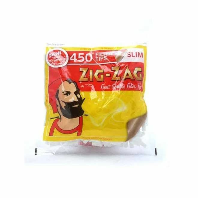 Zig Zag Slim Filters 6mm (450 Per Bag)