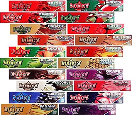 juicy jay flavoured king size rolling papers various flavours