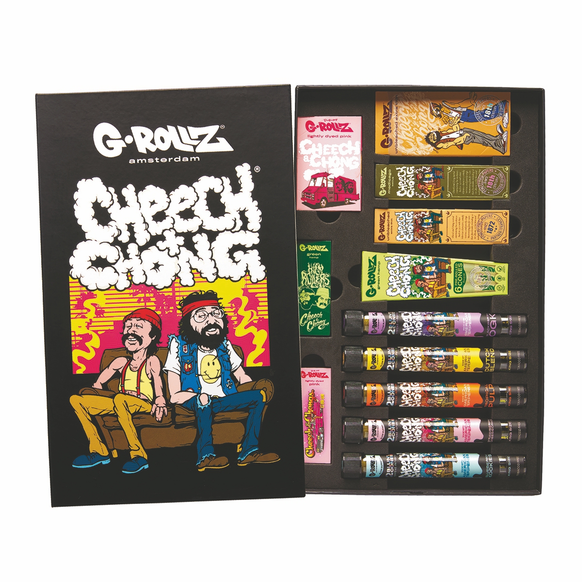 g rollz cheech & chong large gift box