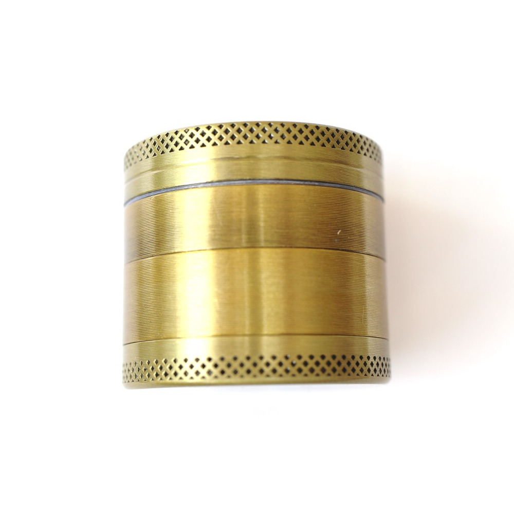 wise skies 4 part mini metal grinder gold or silver