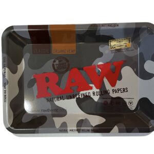 raw camouflage rolling tray gift set kit paper tips & mat