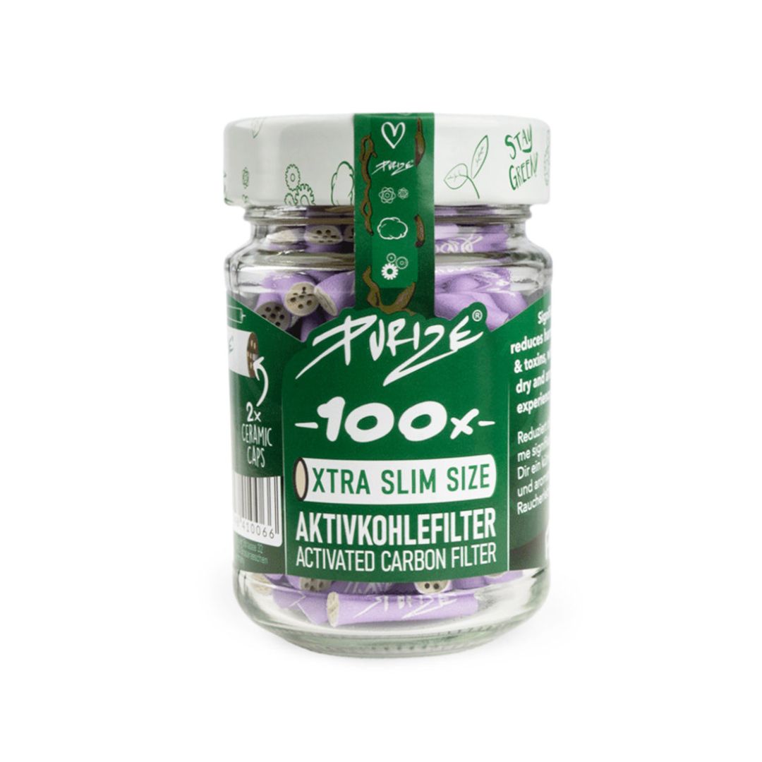 purize carbon active tips jar of 100 various colours