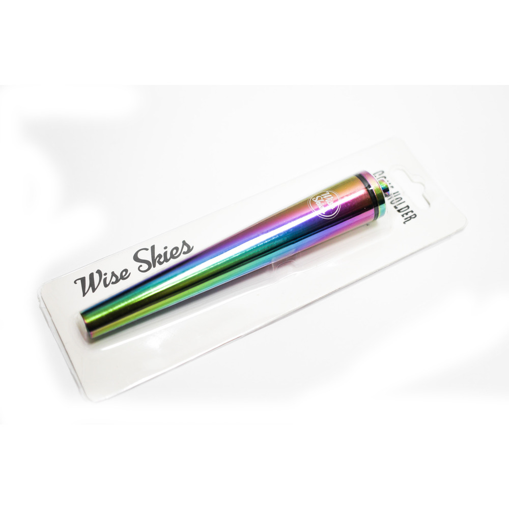 wise skies rainbow metal storage tube