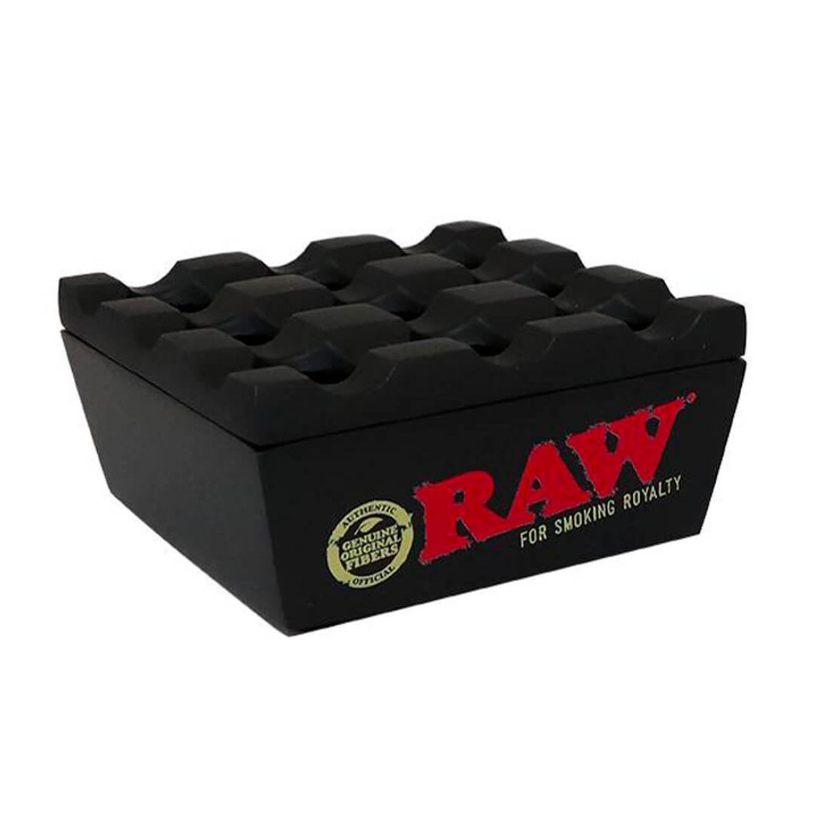 raw regal black metal windproof ashtray