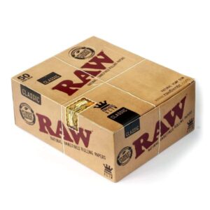 Raw Kingsize Classic Full Sealed Box - Smokers Store