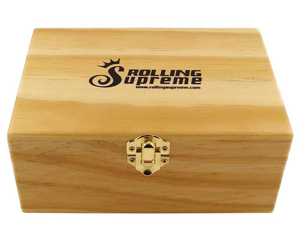 rolling supreme medium wooden rolling box