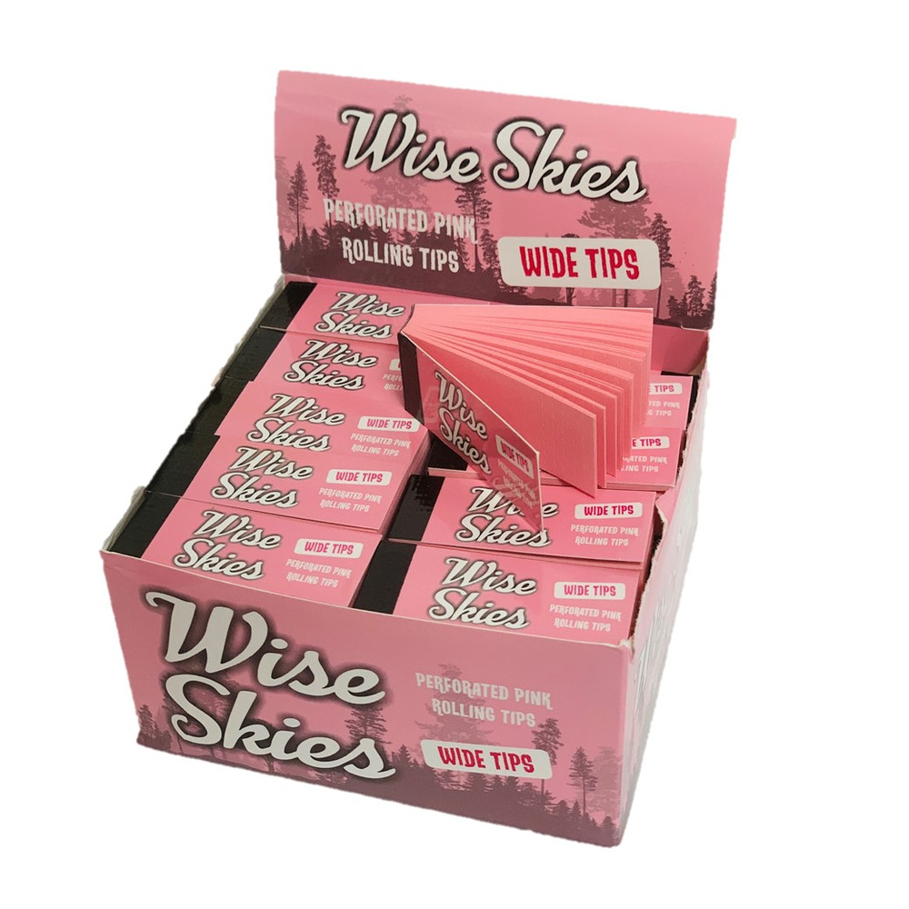 wise skies wide pink rolling tips booklets