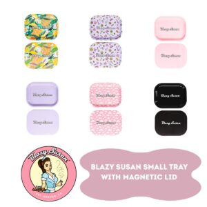 Blazy Susan Small Tray With Magnetic Lid Range From Smokers Store