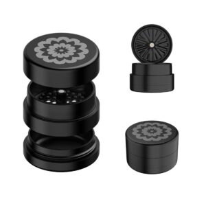 Flower-Mill-Next-Gen-Standard-2.5-Inch-Grinder-Matte-Black From Smokers Store