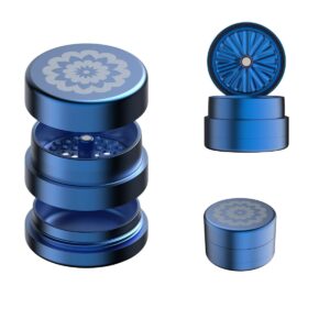 Flower-Mill-Next-Gen-Standard-2.5-Inch-Grinder-Anodized-Blue From Smokers Store