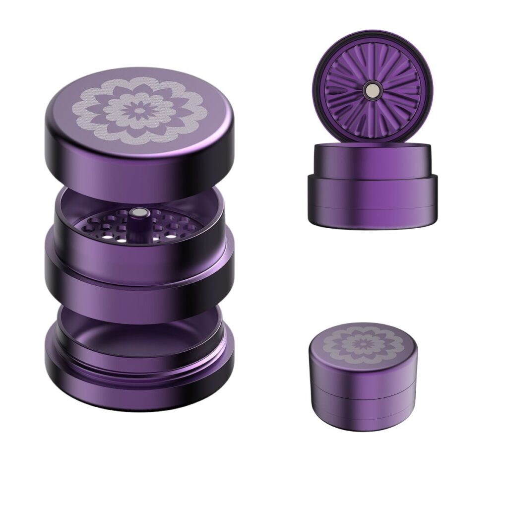 Flower-Mill-Next-Gen-Standard-2.5-Inch-Grinder-Anodized-Purple